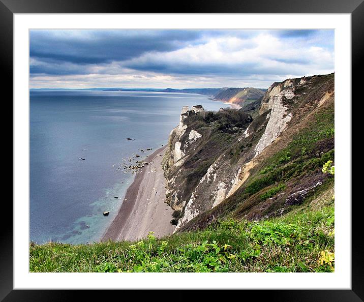 View From Beer Head Framed Mounted Print by suzie Attaway