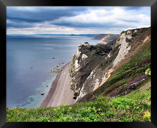 View From Beer Head Framed Print by suzie Attaway