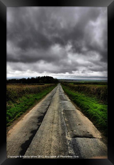 Long road forward Framed Print by Alexia Miles
