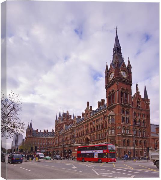 St Pancras International Station London Canvas Print by David French