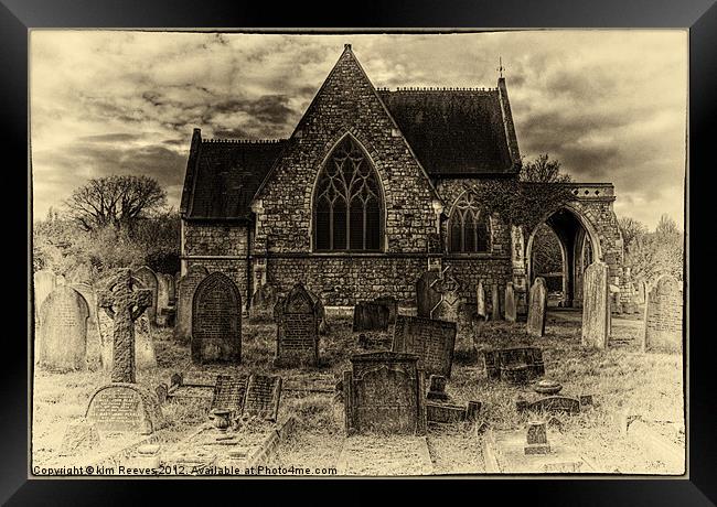 lewisham chapel Framed Print by kim Reeves