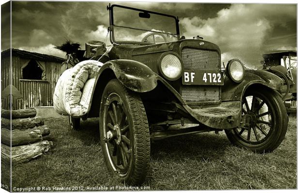 The old jalopy Canvas Print by Rob Hawkins