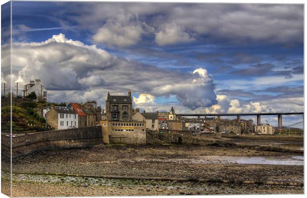 Clouds over South Queensferry Canvas Print by Tom Gomez