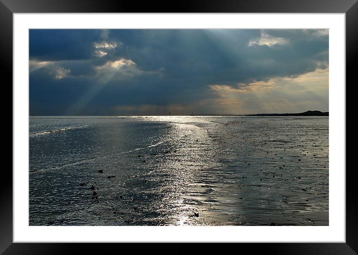 Calm Before The Storm Framed Mounted Print by graham young