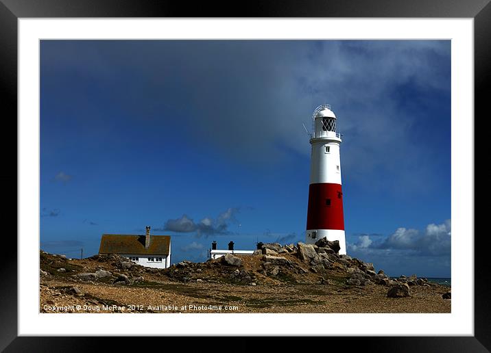 Portland Bill Framed Mounted Print by Doug McRae