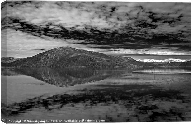 Reflected sky 6 Canvas Print by Alfani Photography