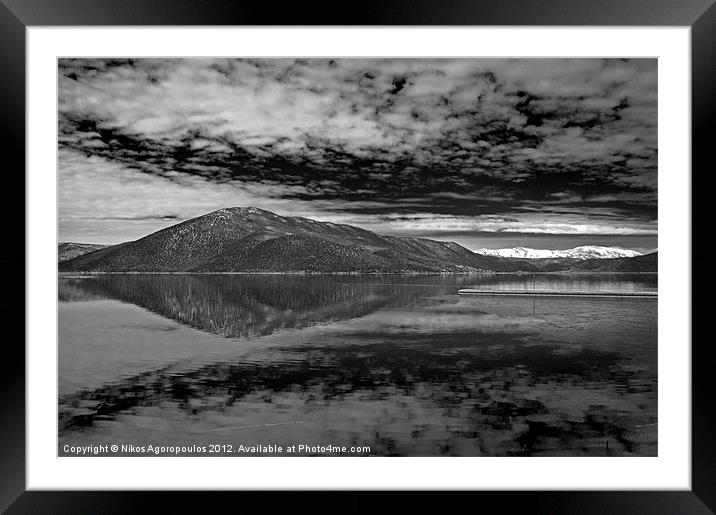 Reflected sky 6 Framed Mounted Print by Alfani Photography