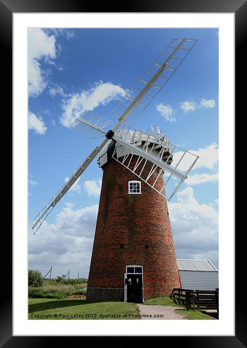 Horsey Windpump/Wind Mill,Horsey,Norfolk,UK Framed Mounted Print by Digitalshot Photography