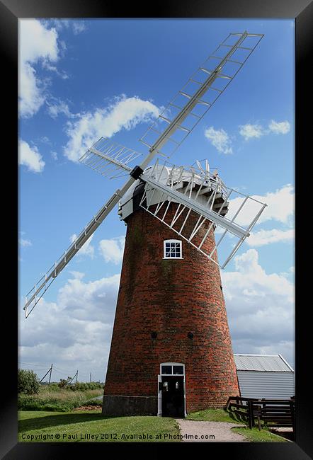 Horsey Windpump/Wind Mill,Horsey,Norfolk,UK Framed Print by Digitalshot Photography