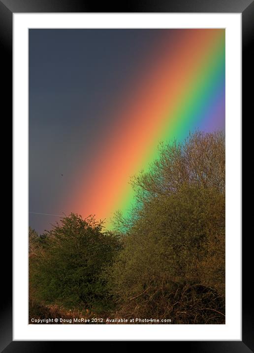 Rainbow Framed Mounted Print by Doug McRae