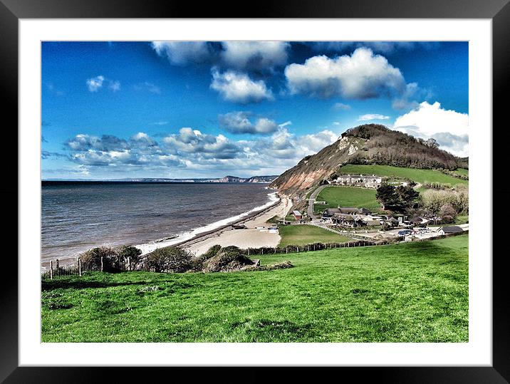 Beautiful Branscombe Framed Mounted Print by suzie Attaway
