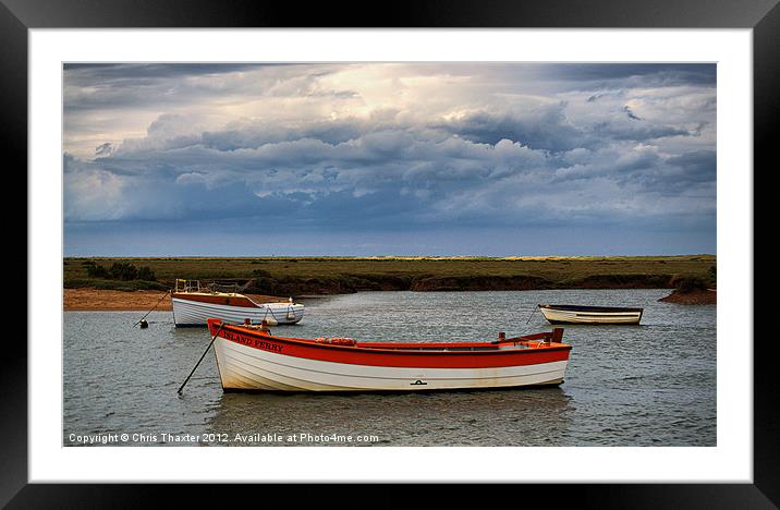 Island Ferry Framed Mounted Print by Chris Thaxter