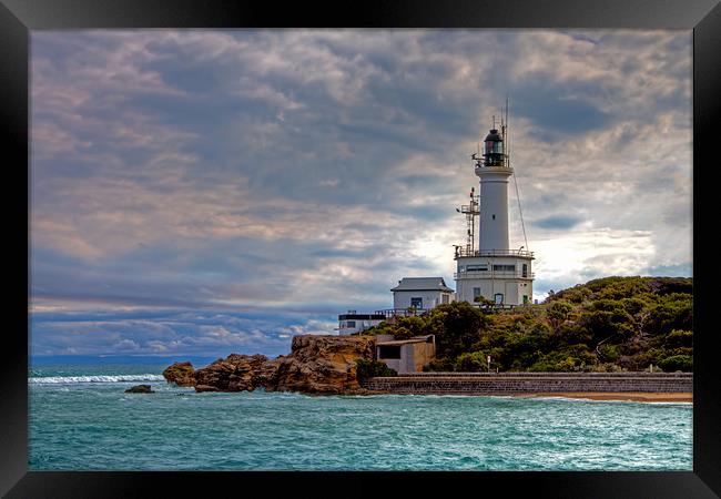 Point Lonsdale Lighthouse Framed Print by Roger Green