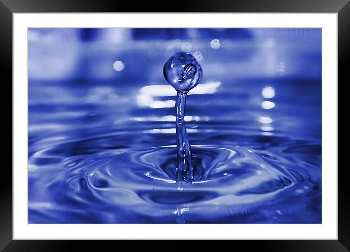 Water Lolly Framed Mounted Print by Dean Messenger