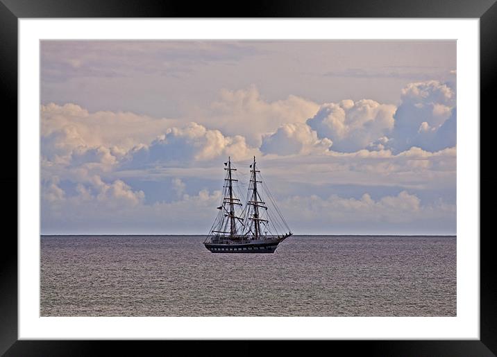 waiting for a fair wind Framed Mounted Print by keith sutton