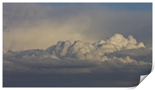 raging clouds Print by simon plumridge