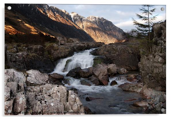 Glencoe River Acrylic by Keith Thorburn EFIAP/b