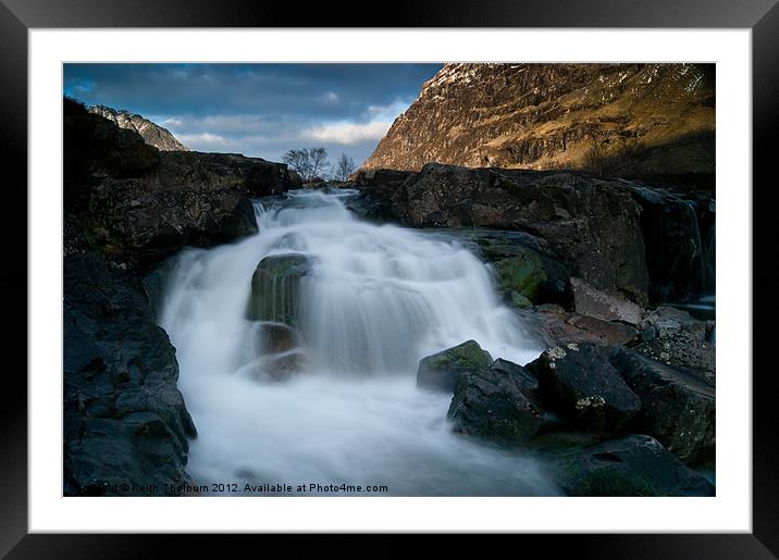 Glencoe River Framed Mounted Print by Keith Thorburn EFIAP/b