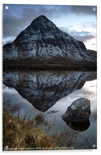 Buchaille Etive Beag Acrylic by Keith Thorburn EFIAP/b