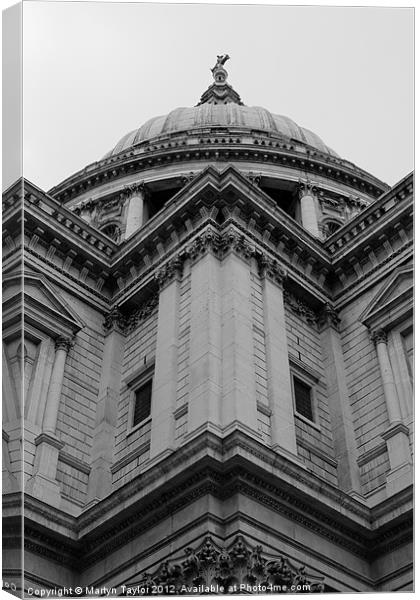 St. Paul's Cathedral 01 Canvas Print by Martyn Taylor