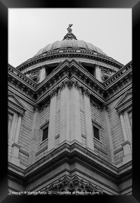 St. Paul's Cathedral 01 Framed Print by Martyn Taylor