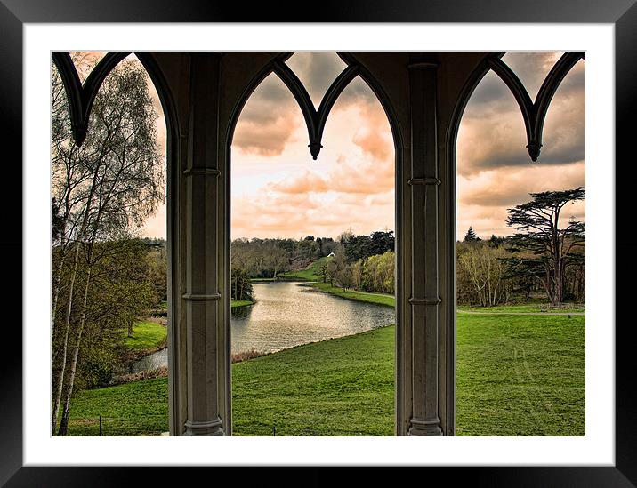 Lake View Framed Mounted Print by Dean Messenger