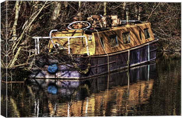 The Old Boat Canvas Print by Dean Messenger