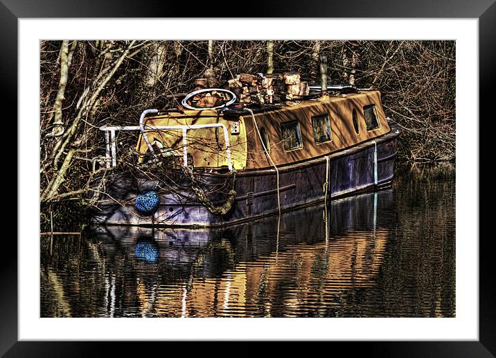 The Old Boat Framed Mounted Print by Dean Messenger