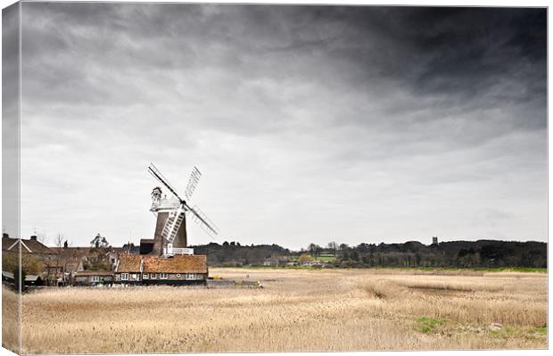 Cley Mill ... North Norfolk Canvas Print by Stephen Mole