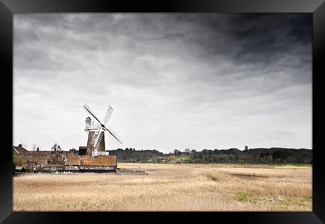 Cley Mill ... North Norfolk Framed Print by Stephen Mole