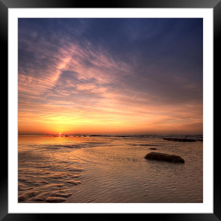 A new day begins Framed Mounted Print by mark leader
