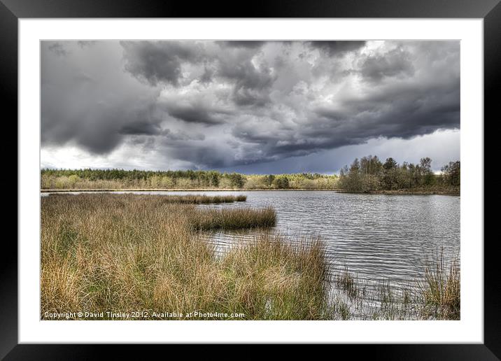Storm Approaching Framed Mounted Print by David Tinsley