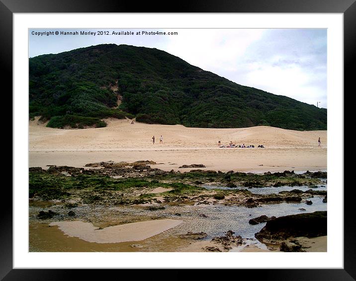Colchester Beach, South Africa Framed Mounted Print by Hannah Morley