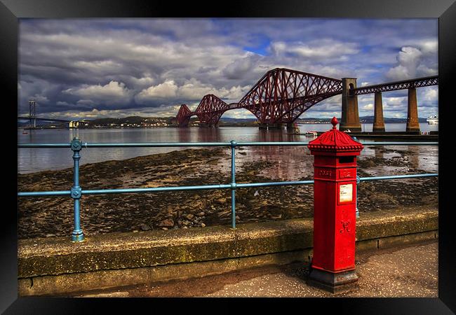 The Post Box on the Promenade Framed Print by Tom Gomez
