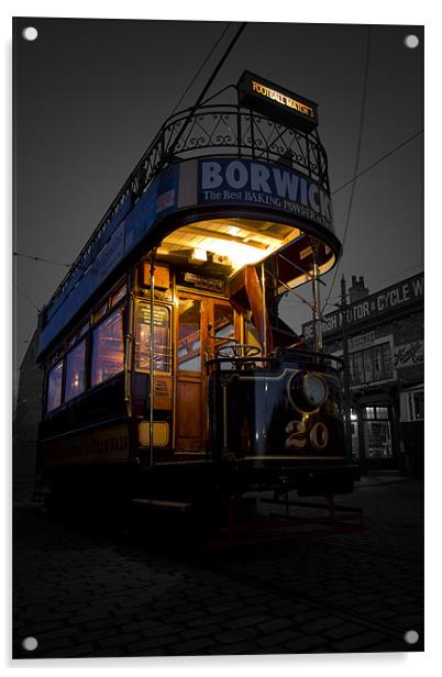 Old Tram Acrylic by Northeast Images
