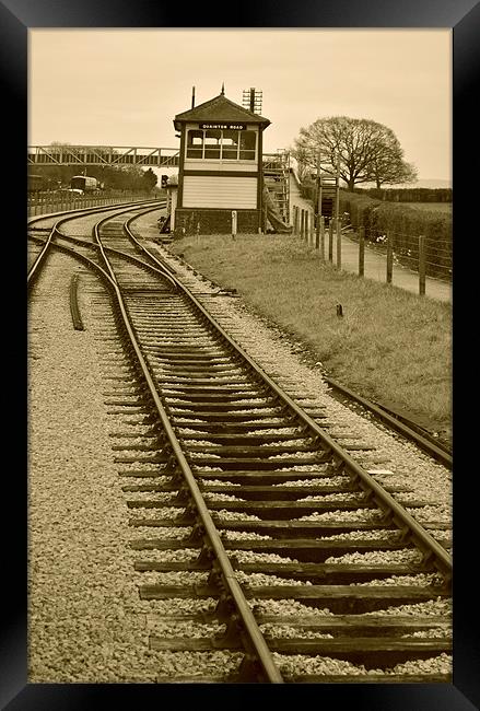 The Signal Box Framed Print by graham young