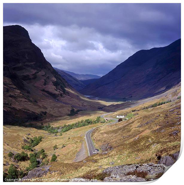 Glencoe Print by James Mc Quarrie