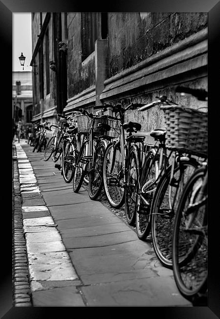 oxford bikes Framed Print by steven ibinson