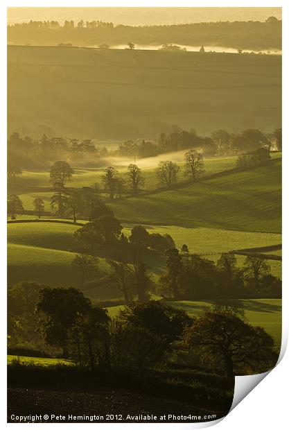 Mist and Shadows Print by Pete Hemington