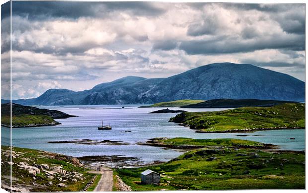 Sheltered Bay Canvas Print by Jacqi Elmslie