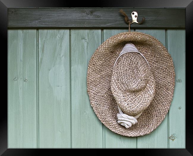 Summer Hat Framed Print by Karen Appleyard