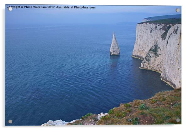 The Pinnacle Headland Acrylic by Phil Wareham
