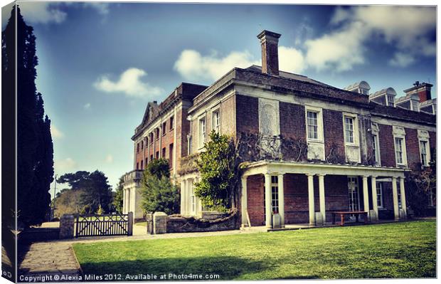 Tapeley House Canvas Print by Alexia Miles