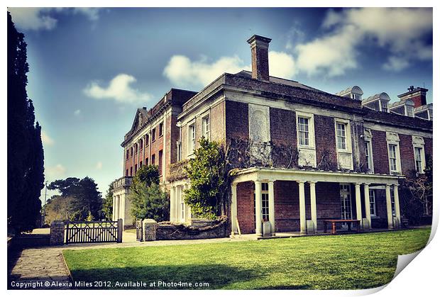 Tapeley House Print by Alexia Miles