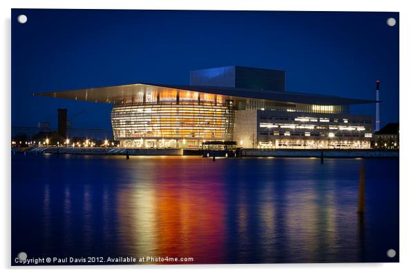 Opera House Acrylic by Paul Davis