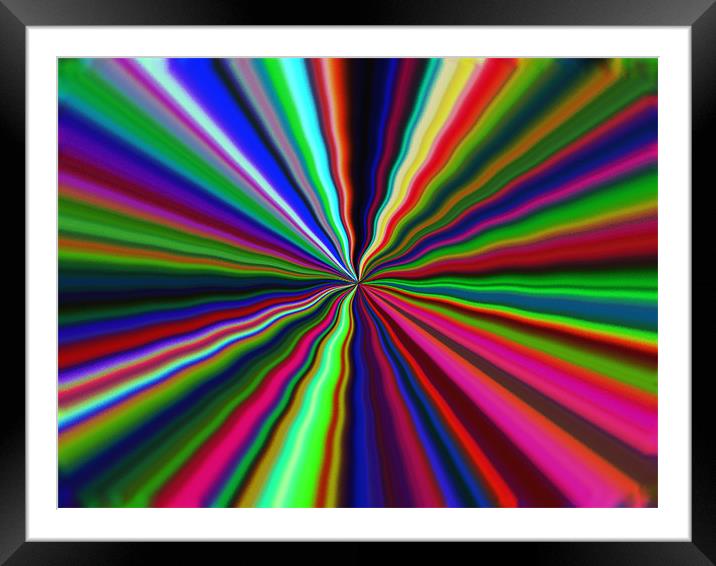 Bold and bright Framed Mounted Print by Will Black