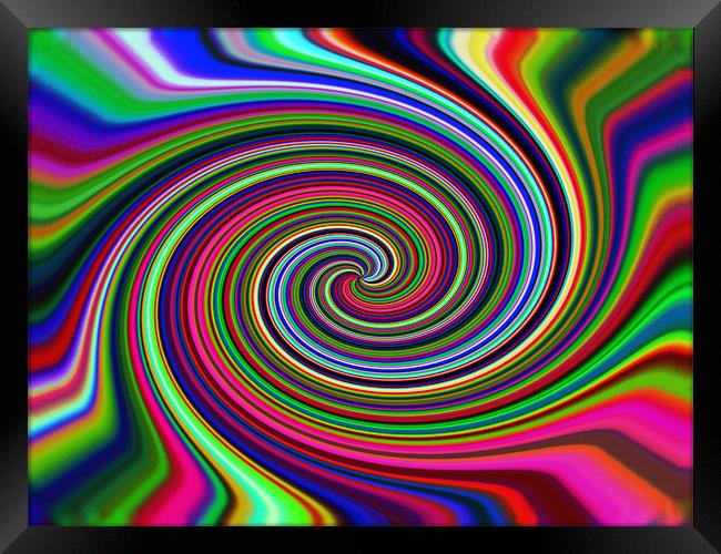 Swirl Framed Print by Will Black