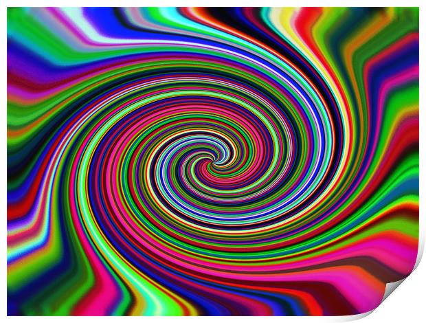 Swirl Print by Will Black