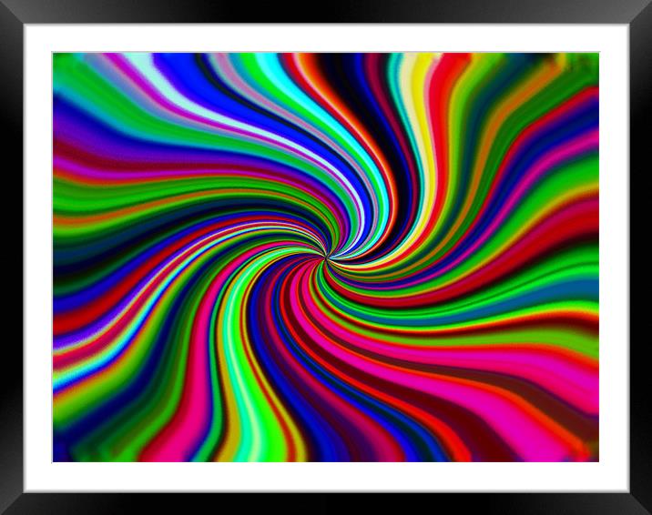 Swirl part 3 Framed Mounted Print by Will Black