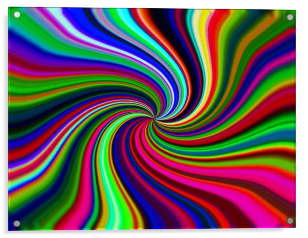 Swirl part 3 Acrylic by Will Black